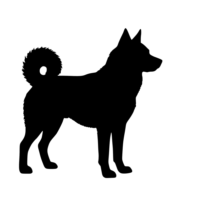 Jämthund – Enkelen Motief Sticker