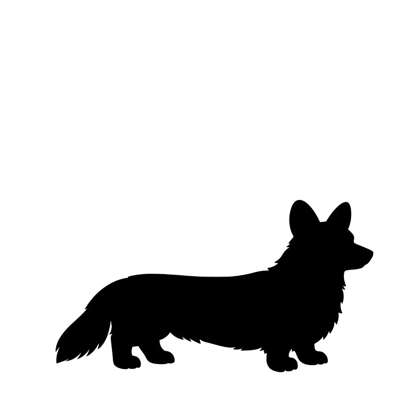 Cardigan Welsh Corgi – Enkelen Motief Sticker