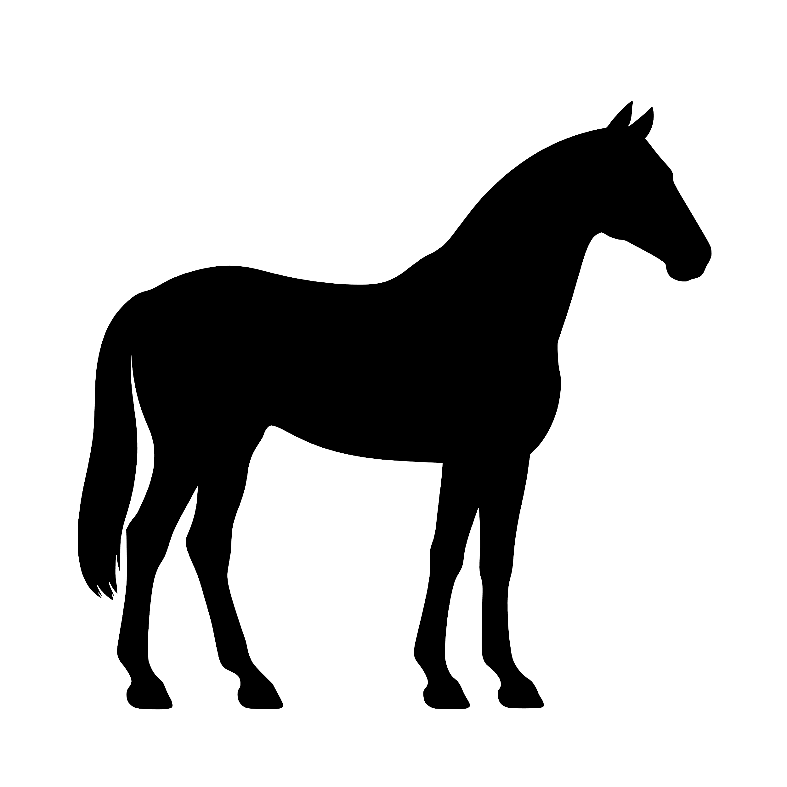 Holsteiner – Enkelen Motief Sticker