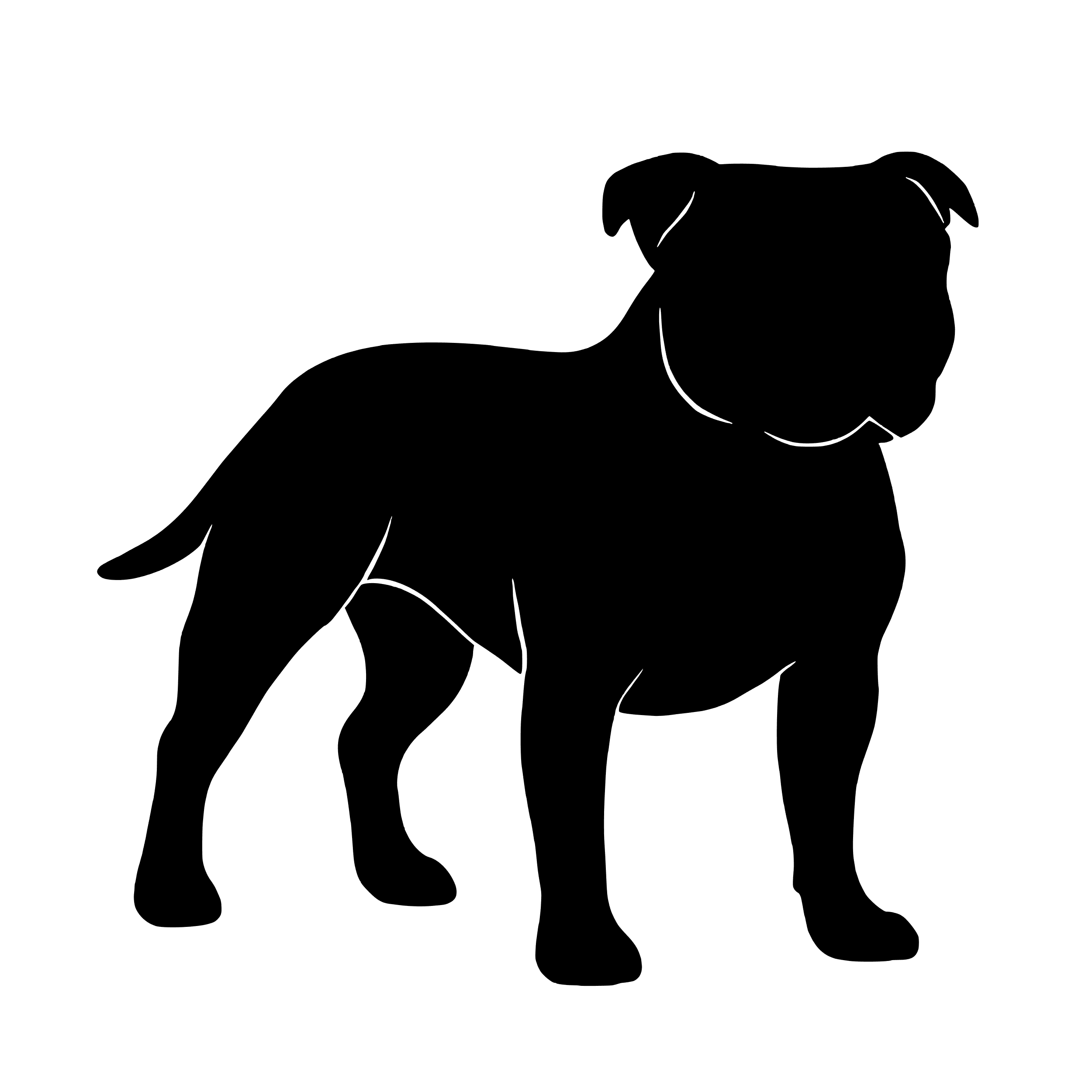 Staffordshire Bull Terrier – Enkelen Motief Sticker