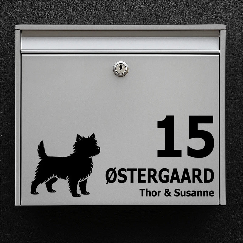 Brievenbussticker met Cairn terrier