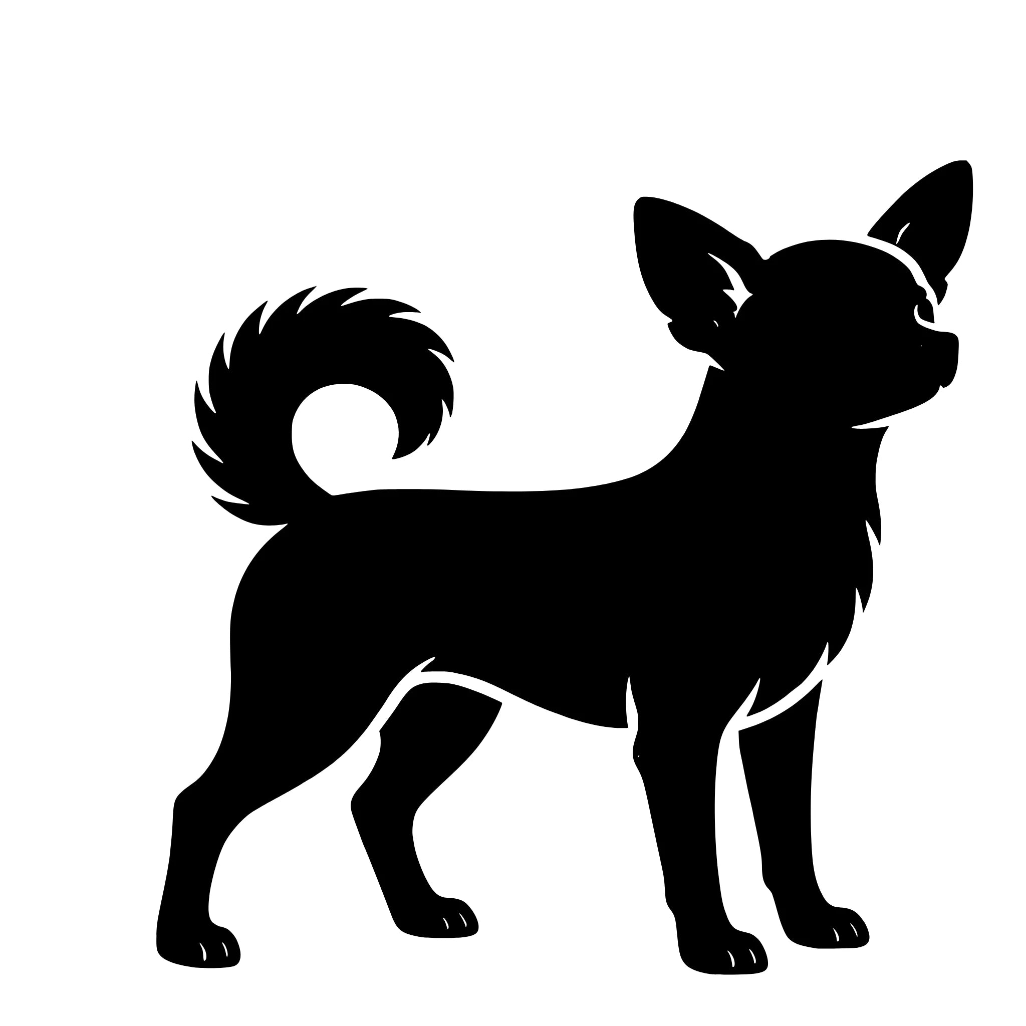 Chihuahua – Enkelen Motief Sticker