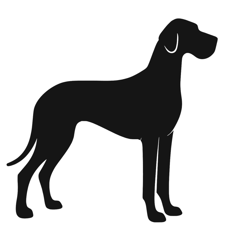 Granddanois – Enkelen Motief Sticker