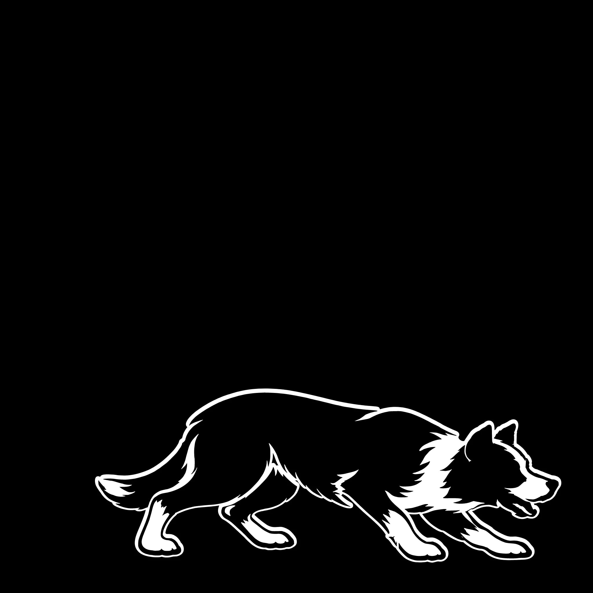 Kortharige Bordercollie – Enkelen Motief Sticker