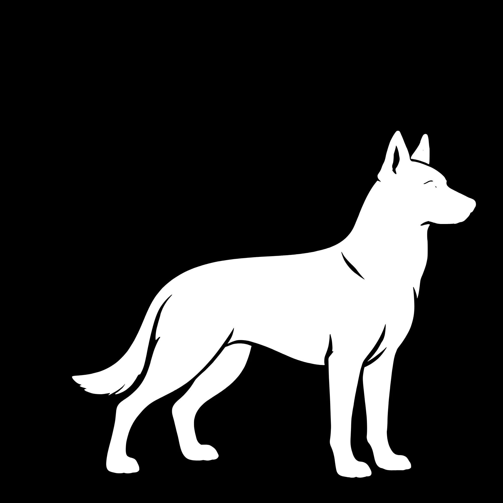 Mechelse herder (Malinois) – Enkelen Motief Sticker