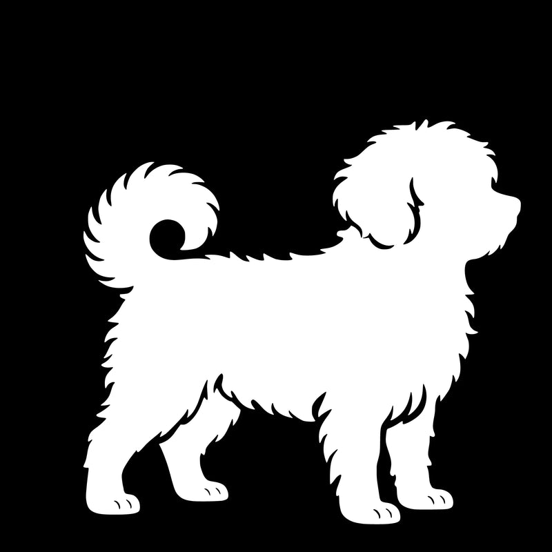Maltipoo – Enkelen Motief Sticker