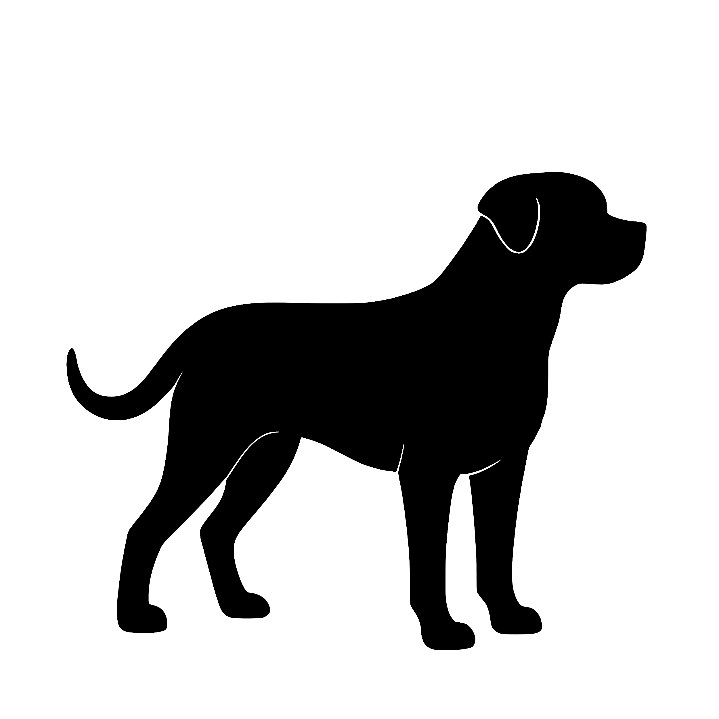 Rottweiler – Enkelen Motief Sticker