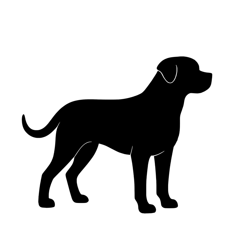 Rottweiler – Enkelen Motief Sticker