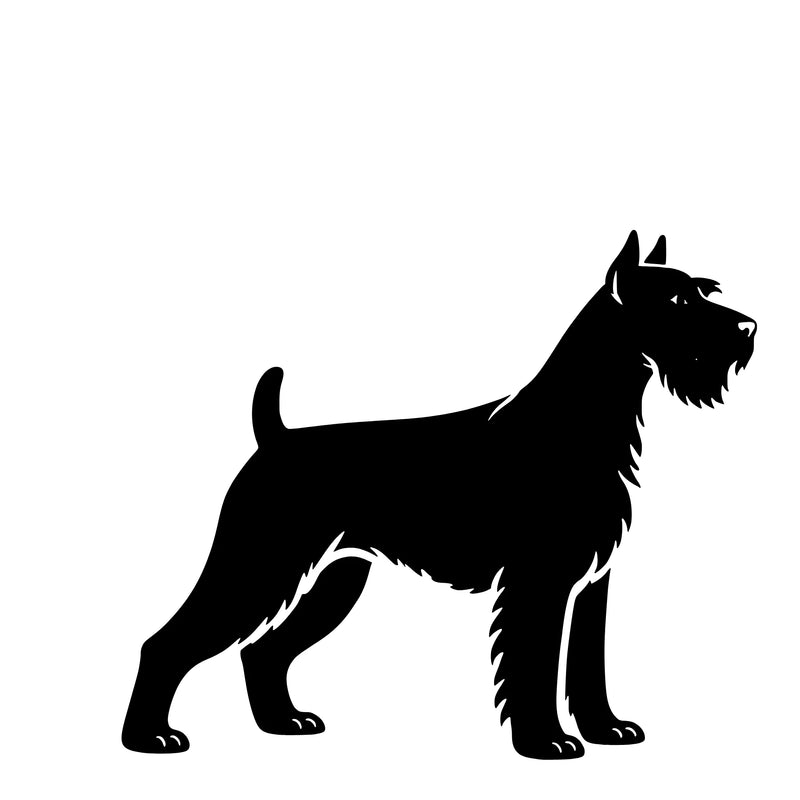  Schnauzer – Enkelen Motief Sticker