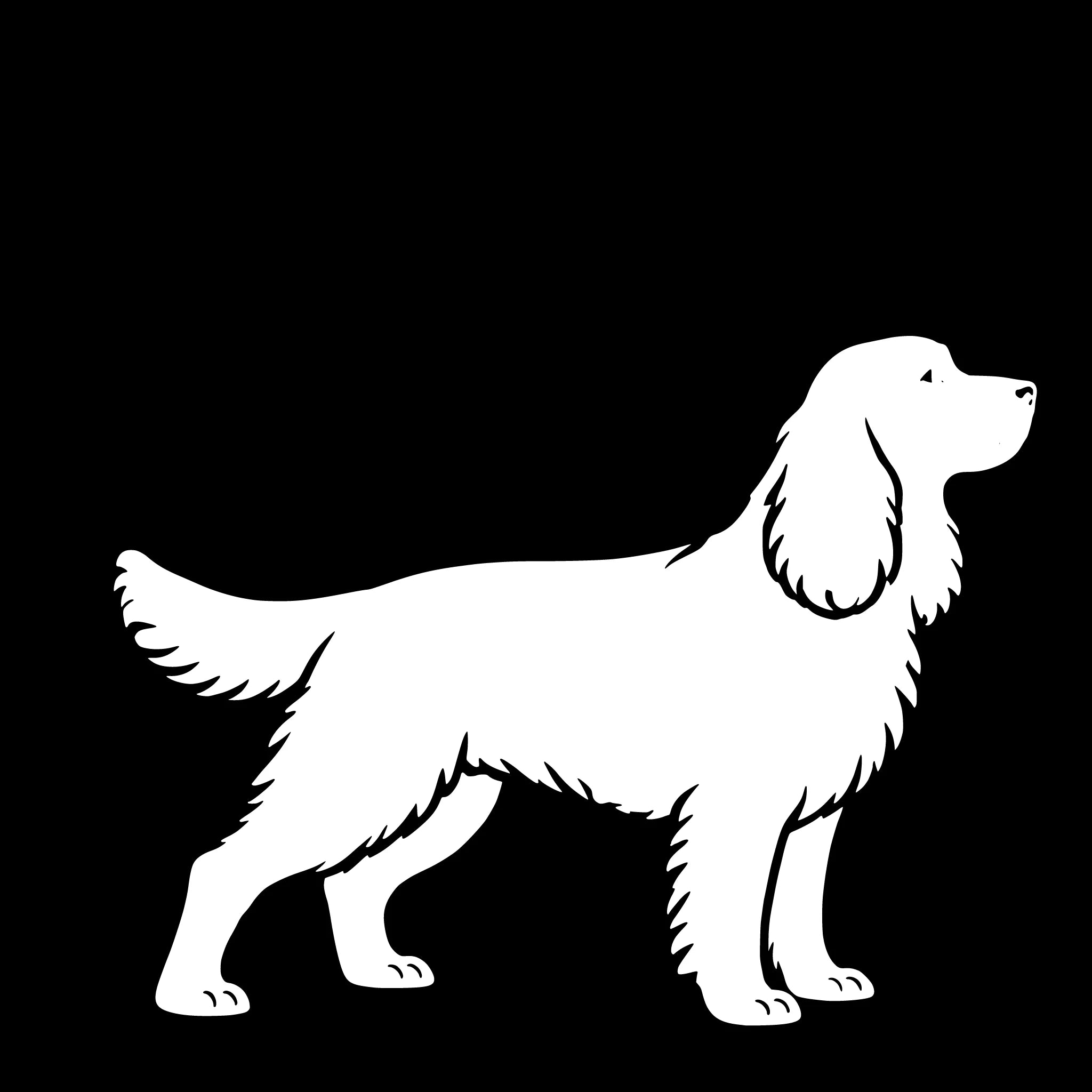 Springer spaniel – Enkelen Motief Sticker
