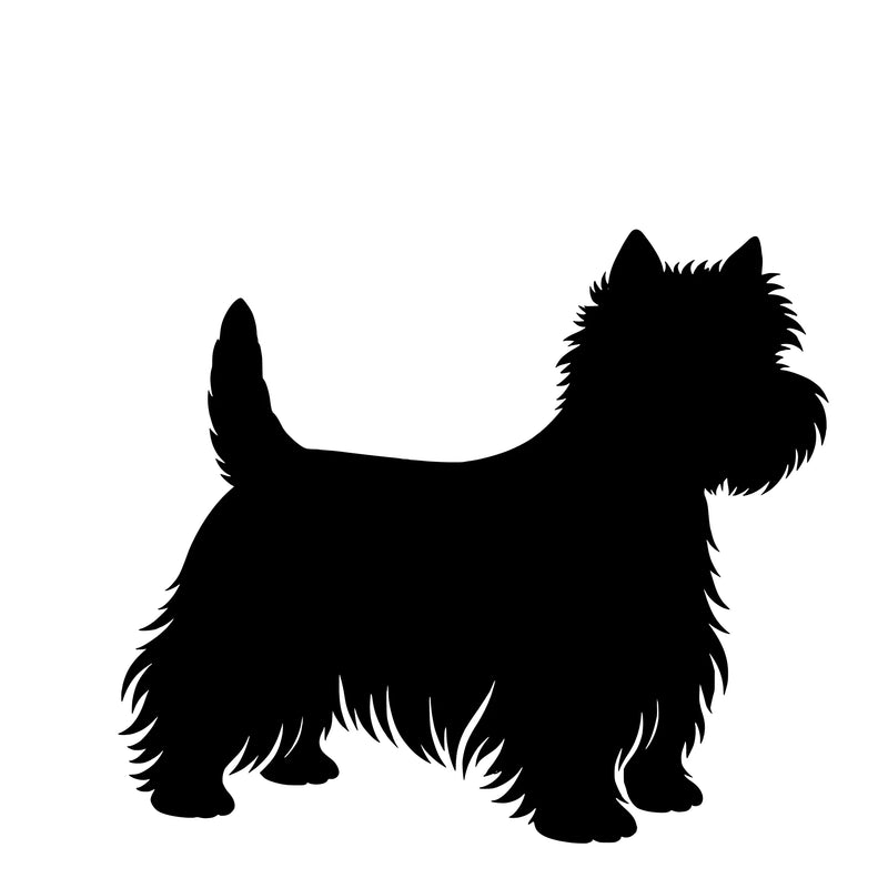 West Highland Terrier (Westie) – Enkelen Motief Sticker